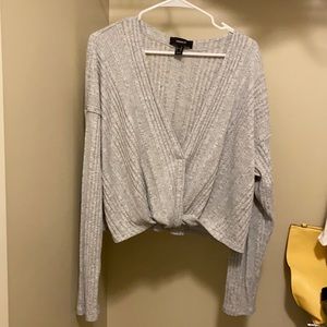 Long sleeve crop top